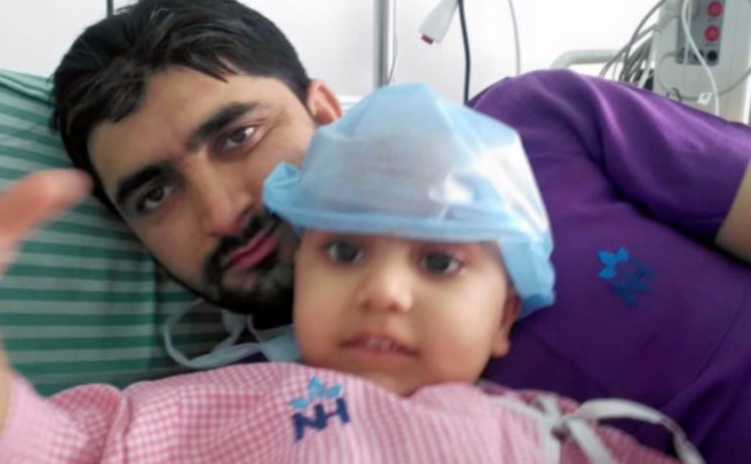 Arsalan underwent an emergency transplant