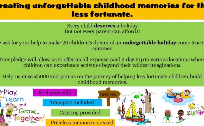 Childhood Memories for the Less Fortunate