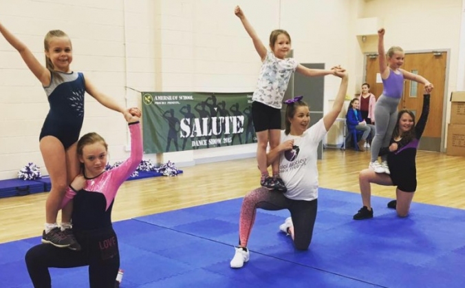 Cheerleaders Tumble to Success