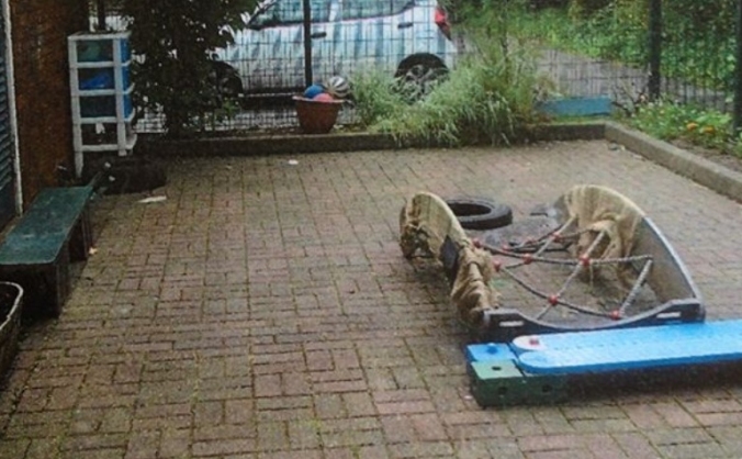 Wellfield Infants, special needs class play area