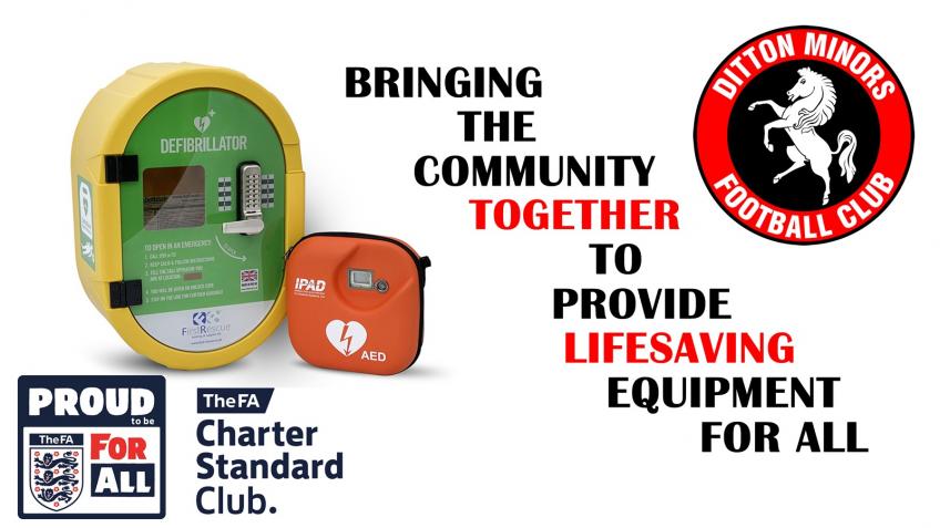 Ditton Minors FC Community Defibrillators! - a Sports crowdfunding ...