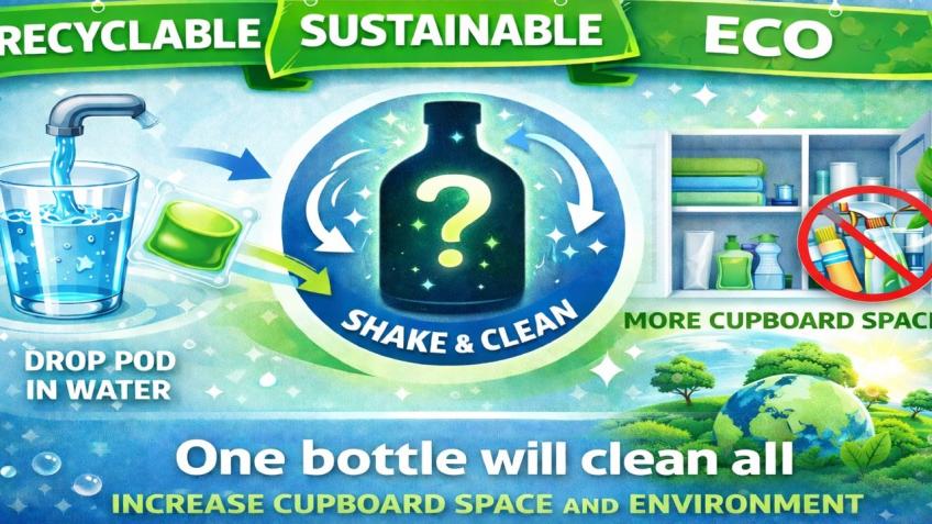 Eco-Friendly Cleaning Bottle Design - a Environment crowdfunding ...