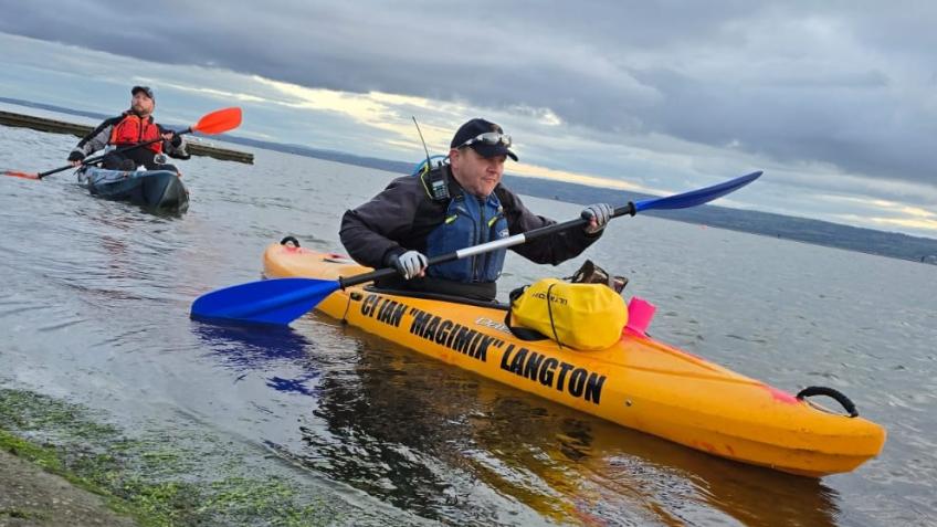 Pete and Ian's 24hr kayak for a community AED - a Community ...