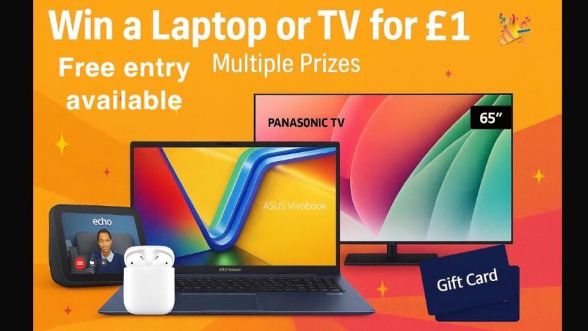 🔥 Win Amazing Tech Prizes for £1! 🔥 - a Community crowdfunding project ...