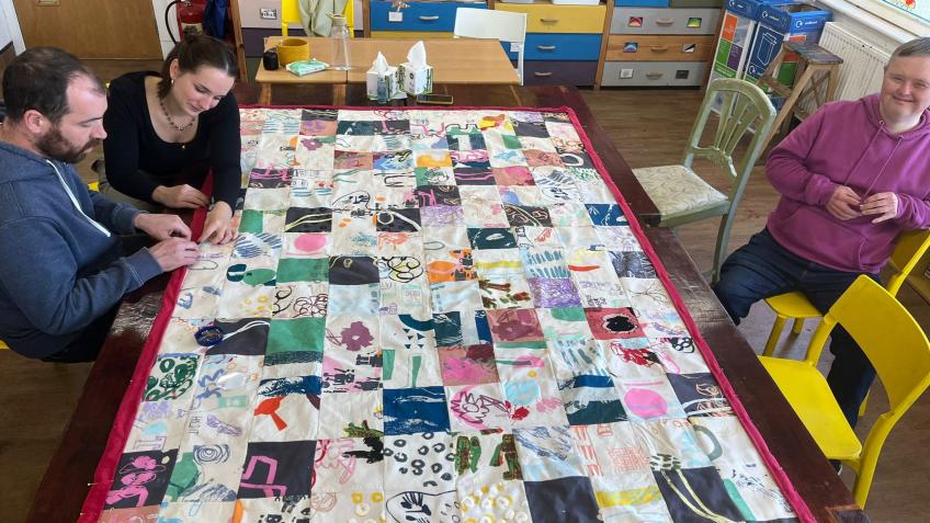 Printed Patchwork Quilt - a Community crowdfunding project in Edinburgh ...