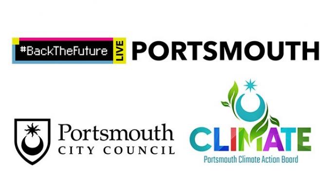 #BackTheFuture Portsmouth Climate Challenge logo