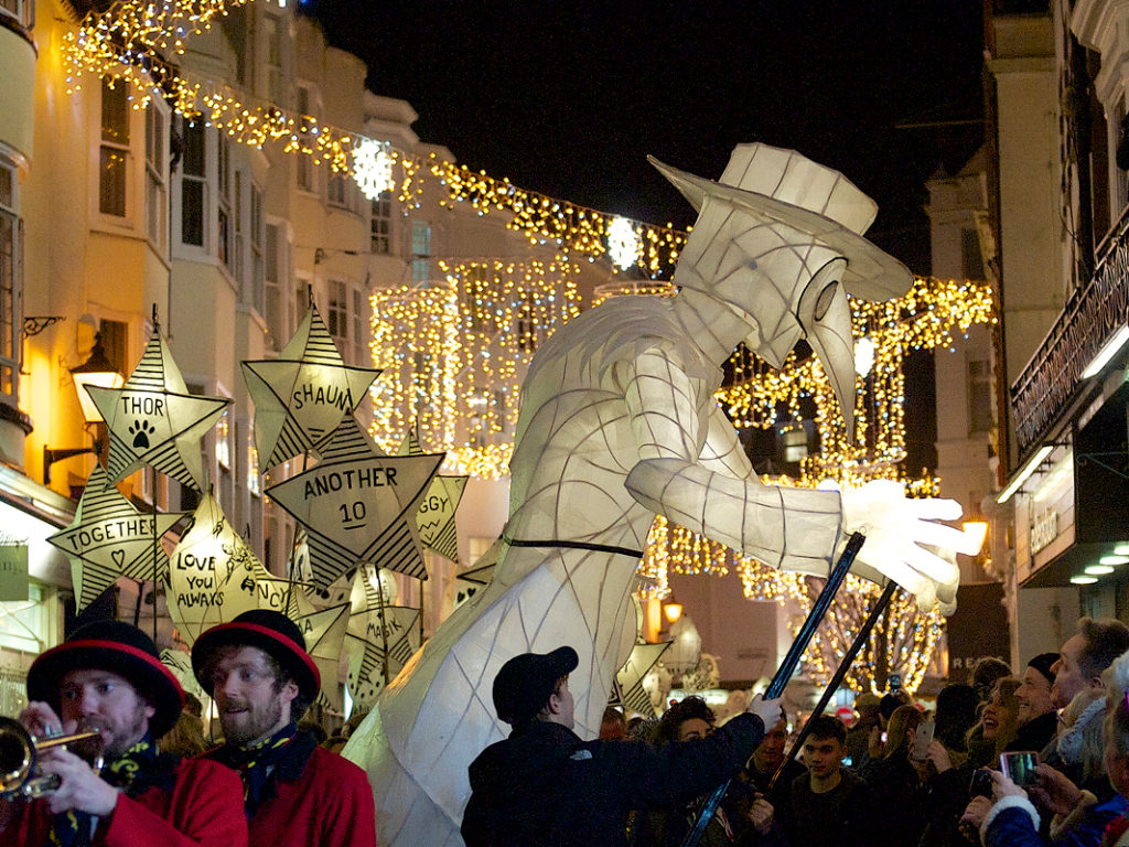 Burning the Clocks 2022 a Community crowdfunding project in Brighton