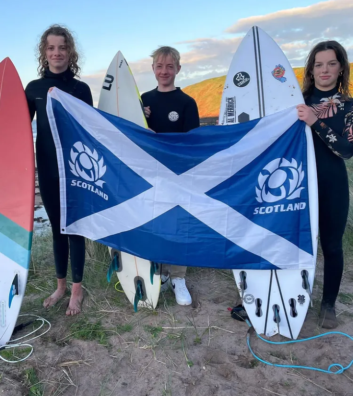 Scottish junior surfers compete at EuroSurf 2022 a Community