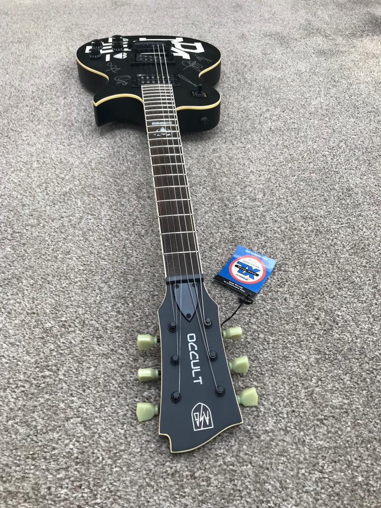 Win a signed Bring Me the Horizon Guitar - a Music crowdfunding