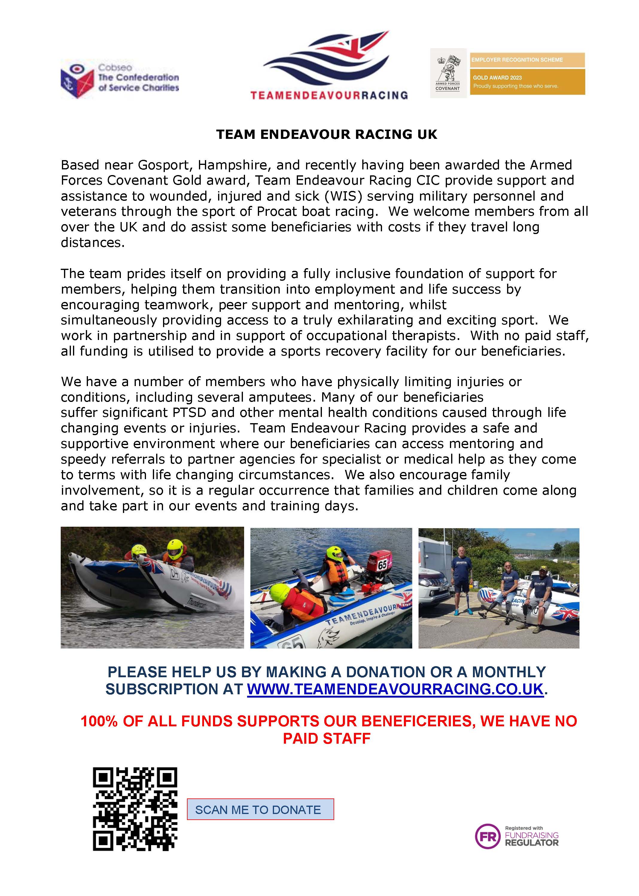 Team Endeavour Racing 2025 - Outreach - a Community crowdfunding ...