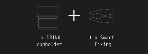 The Smart Fixing Attaches to Almost Any Surface