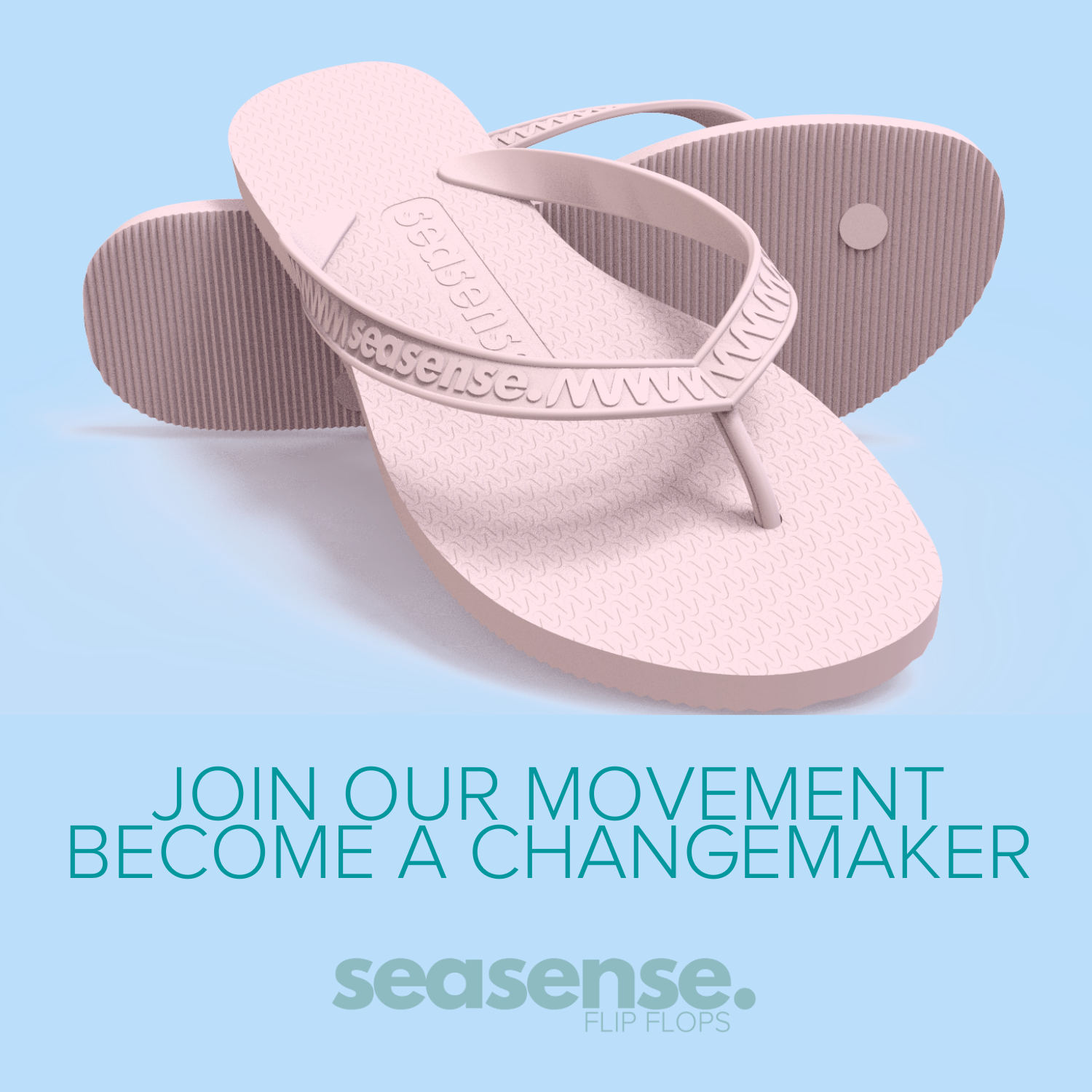 Sea Sense 100 Biodegradable Flip Flops for Good a Community