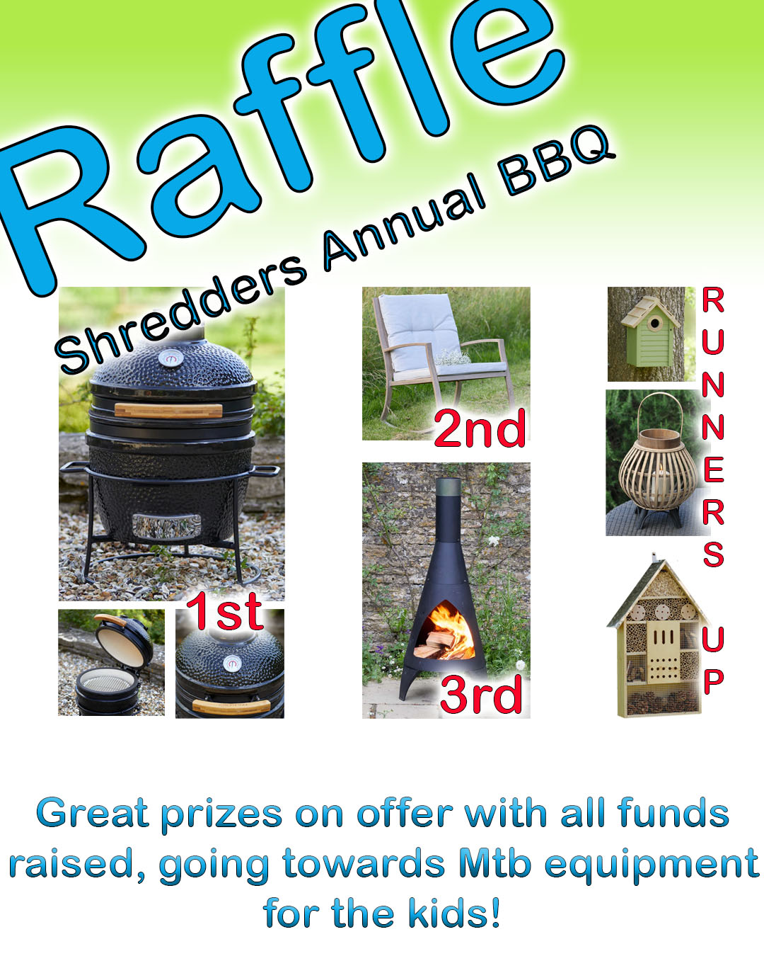 Wentwood Shredders BBQ Prize draw a Community crowdfunding project in