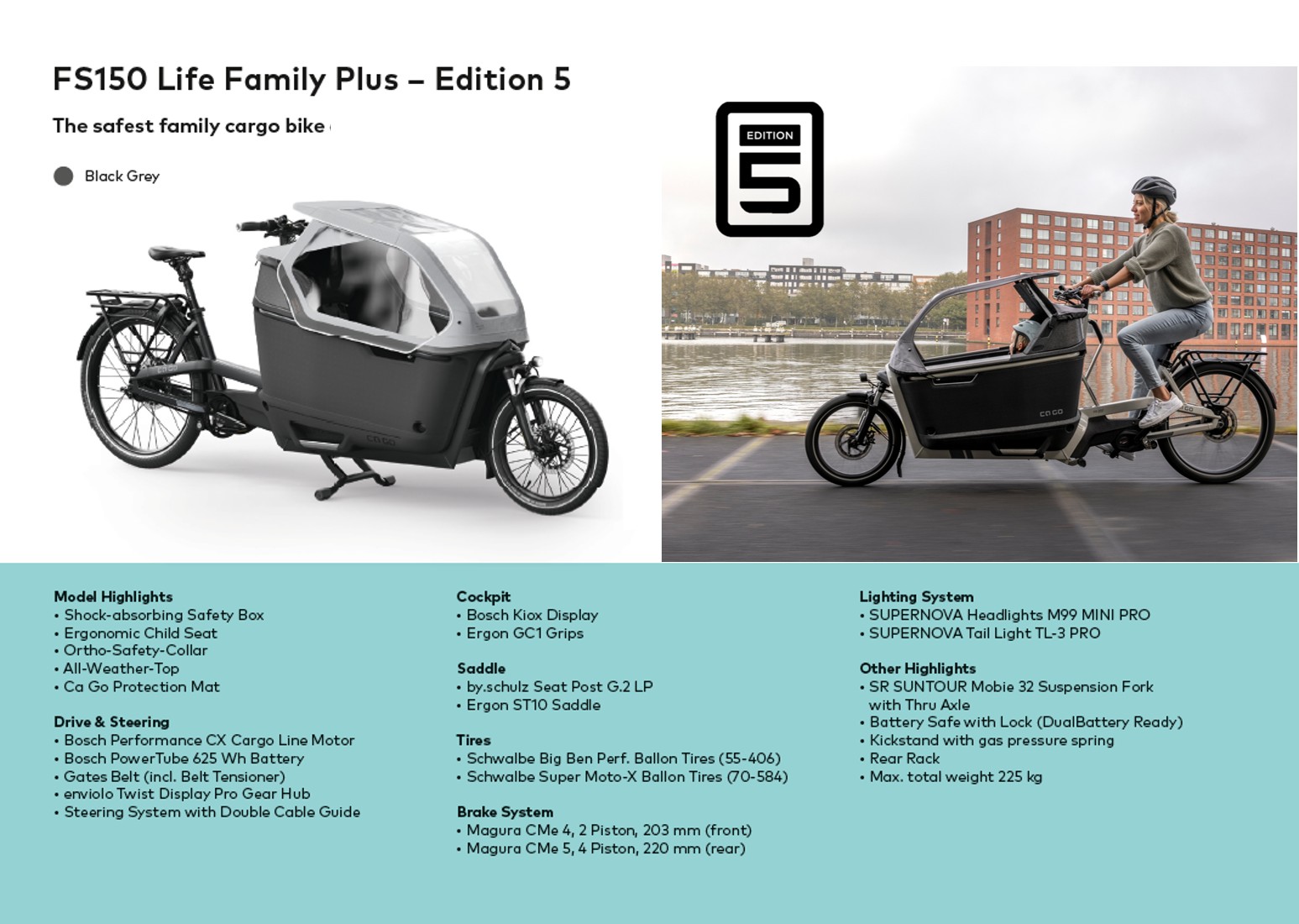 Win a CaGo FS150 Family Plus electric cargo bike - a Community ...