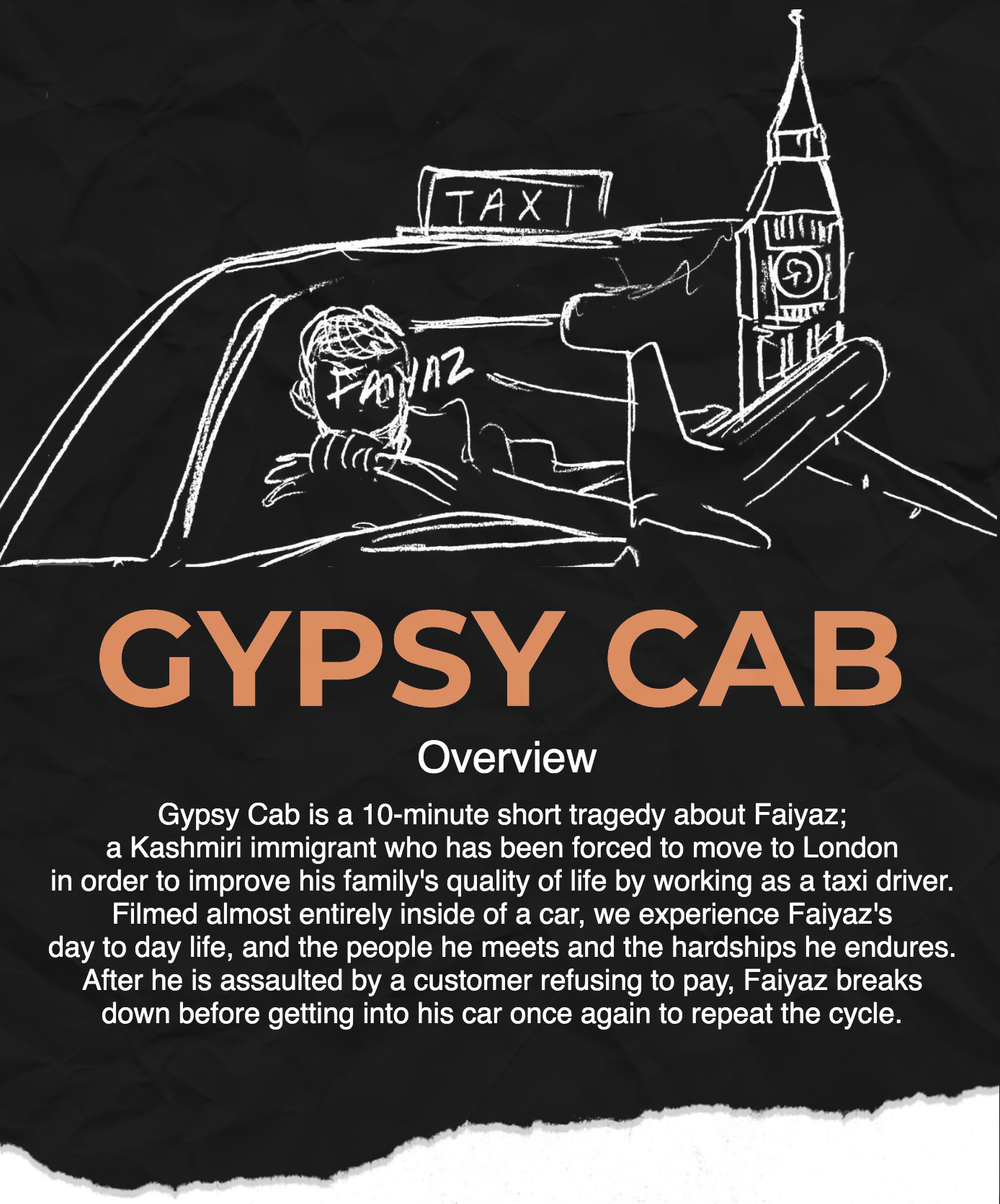'GYPSY CAB' Short Film a Film and Theatre crowdfunding project in