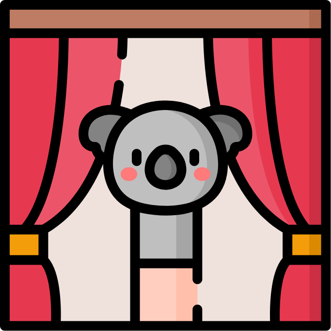 Puppet show free icon