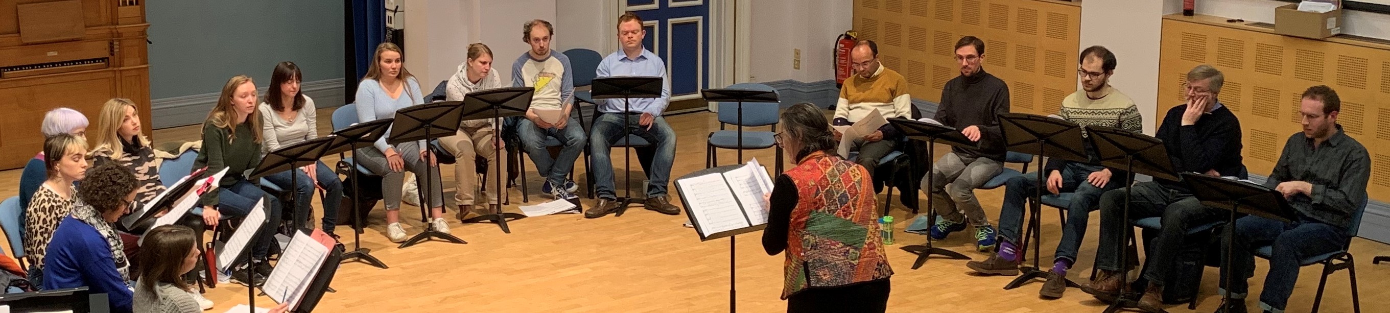 Borealis rehearsing for vol.2 of Hans Gál, 'Music for Voices'