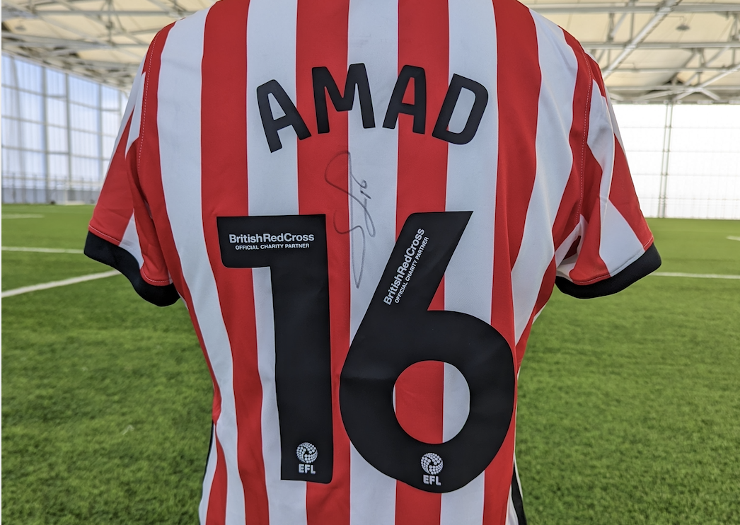Signed Amad Shirt - a Charities crowdfunding project in Sunderland by ...