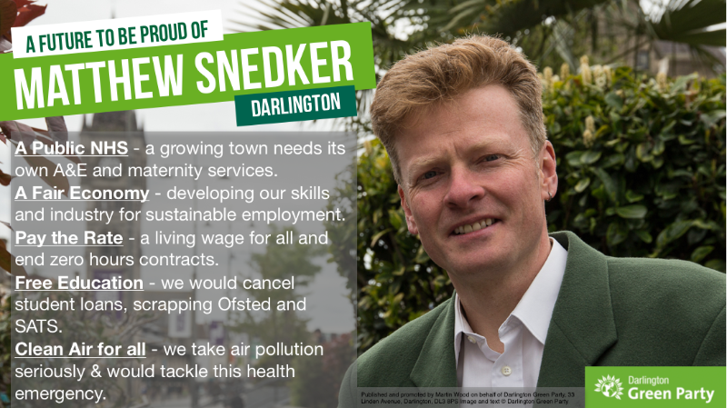 Darlington Green Party Election Fighting Fund - a Politics crowdfunding ...
