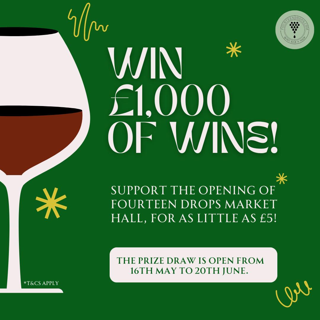 Win £1000 of Wine a Food and Drink crowdfunding project in Yarm by