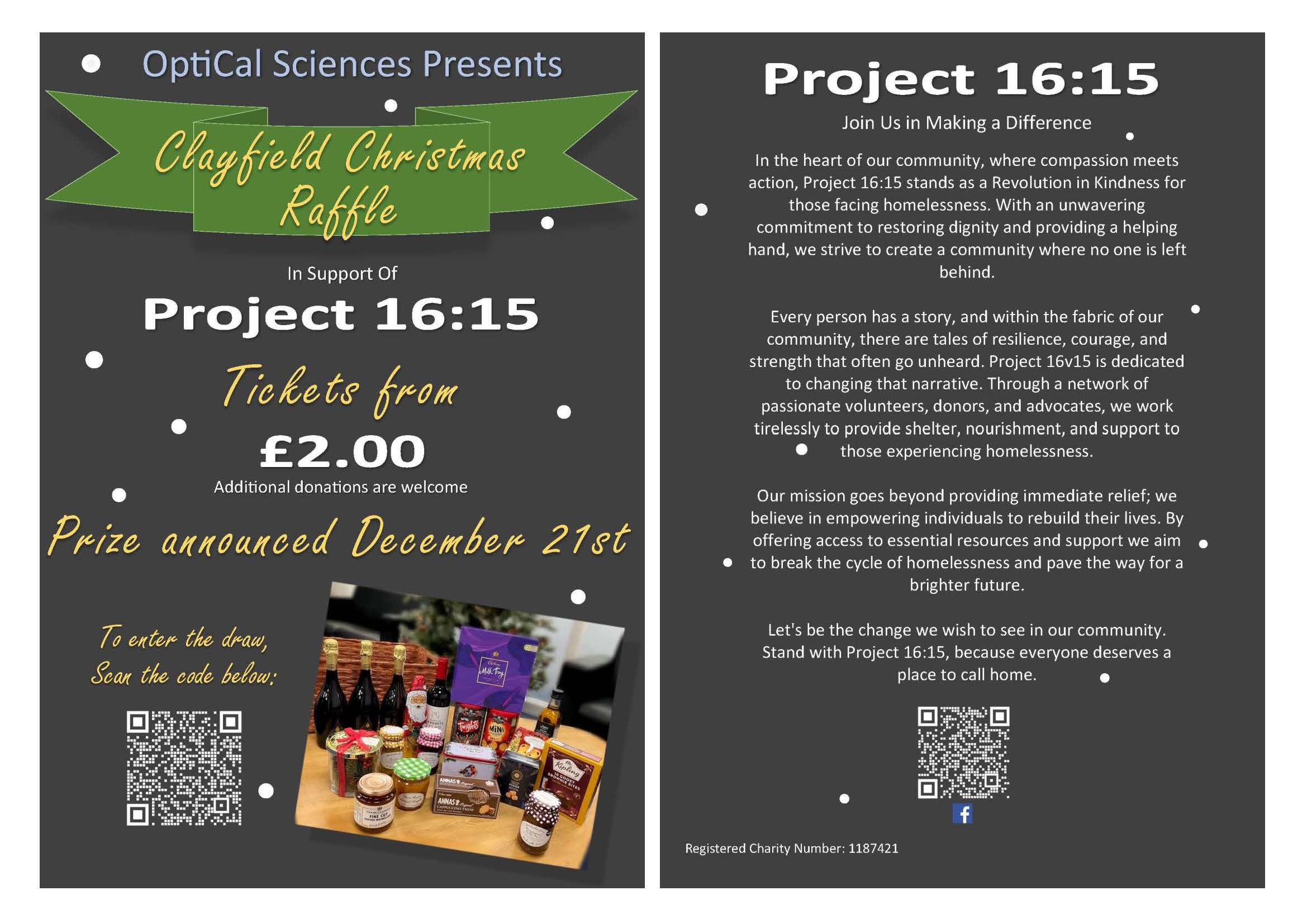 OptiCal Sciences/Project 16:15 Raffle - a Food and Drink crowdfunding ...