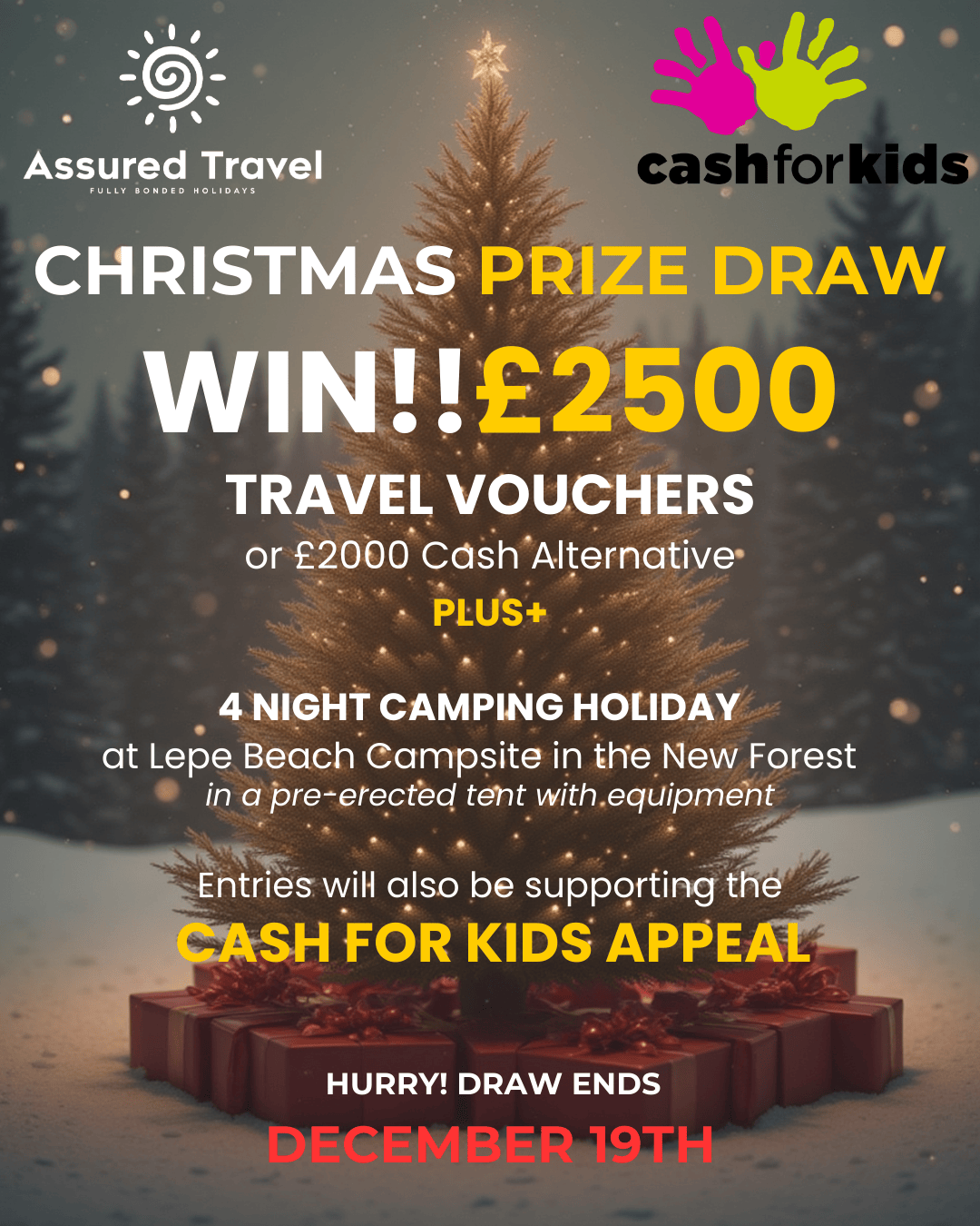 Win £2500 Holiday or £2000 Cash before Christmas - a Travel ...