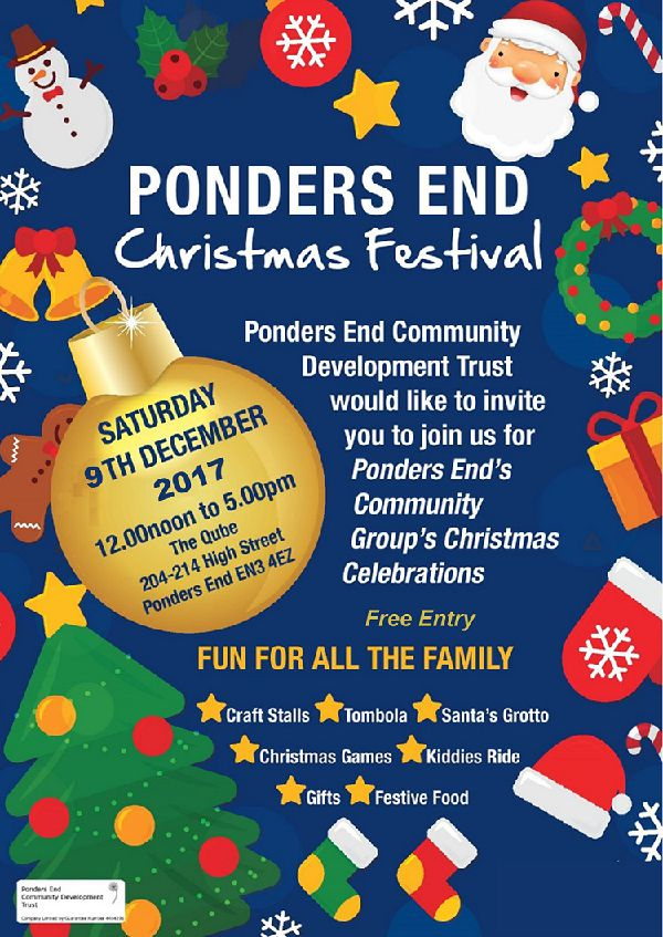 Ponders End Community Winter festival a Community crowdfunding