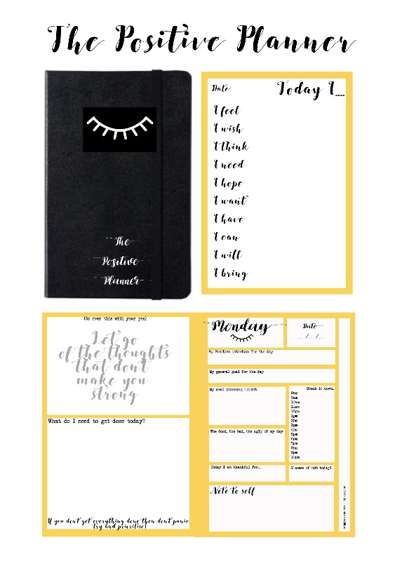 Positive Planner Example The Positive Planner - a crowdfunding project in Bath by albamakes ...