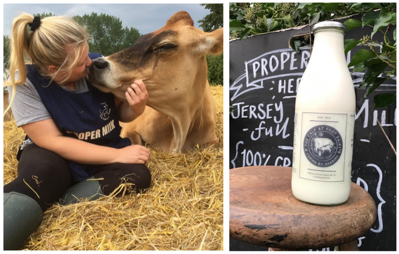 Support THE CALF AT FOOT DAIRY school a Social Enterprise