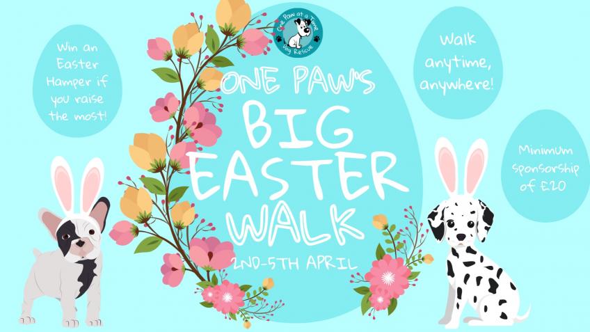One Paw's Big Easter Walk