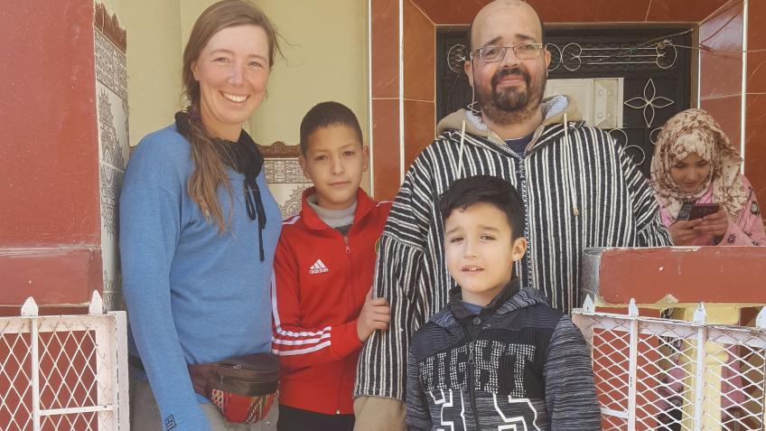 Support for loving Moroccan family wth sick Father