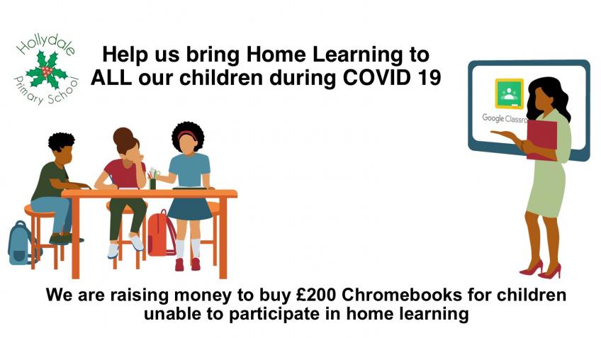 Bring Home Learning to ALL our pupils during COVID