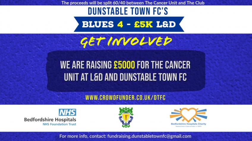 Dunstable Town FC’s “Blues 4 - £5k L&D Hospital”