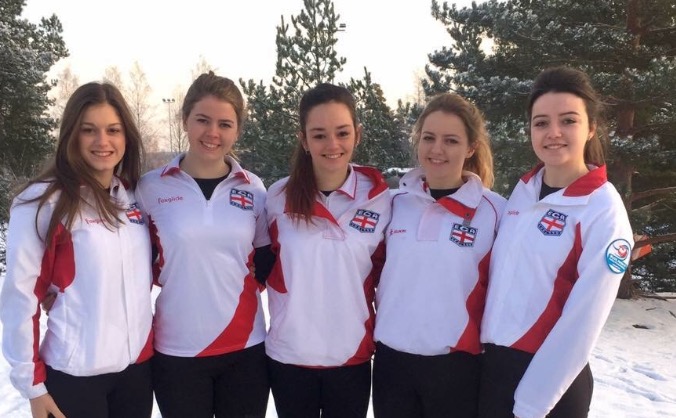 England Curling Girls- Team Sparks to Sweden!