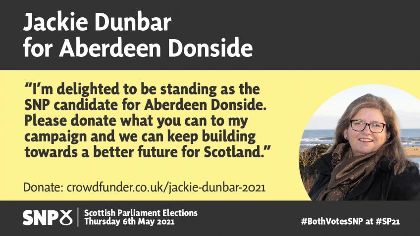 Jackie Dunbar for Aberdeen Donside