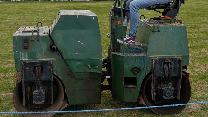 Funding a pitch roller for Newquay Cricket Club