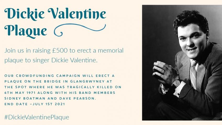 Dickie Valentine Plaque