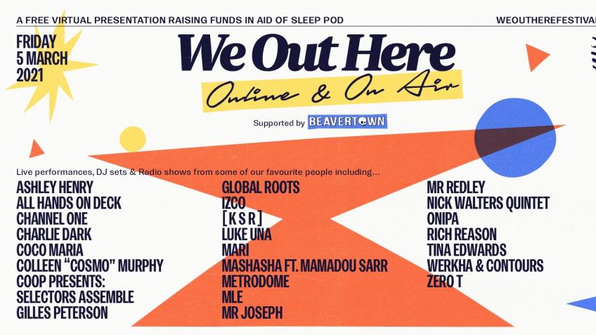 We Out Here Digital show - Sleep Pod