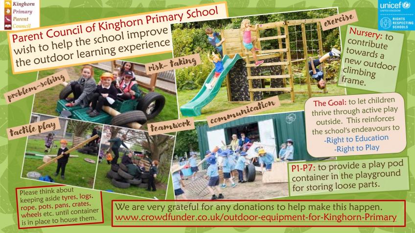 Outdoor Equipment for Kinghorn Primary School