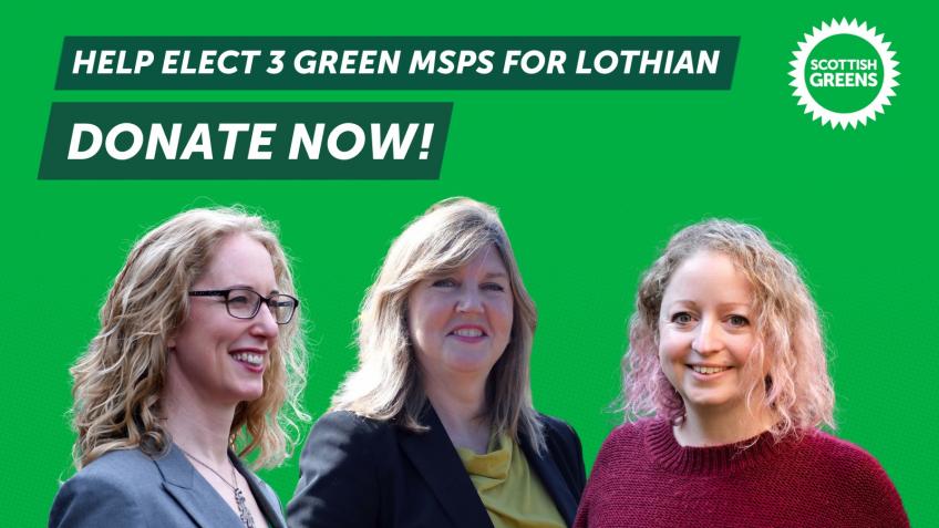 Our final push to elect 3 Green MSPs to Holyrood!