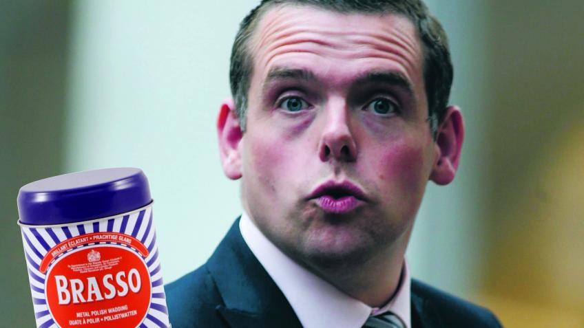 Help buy Brasso for Douglas Ross's brass neck
