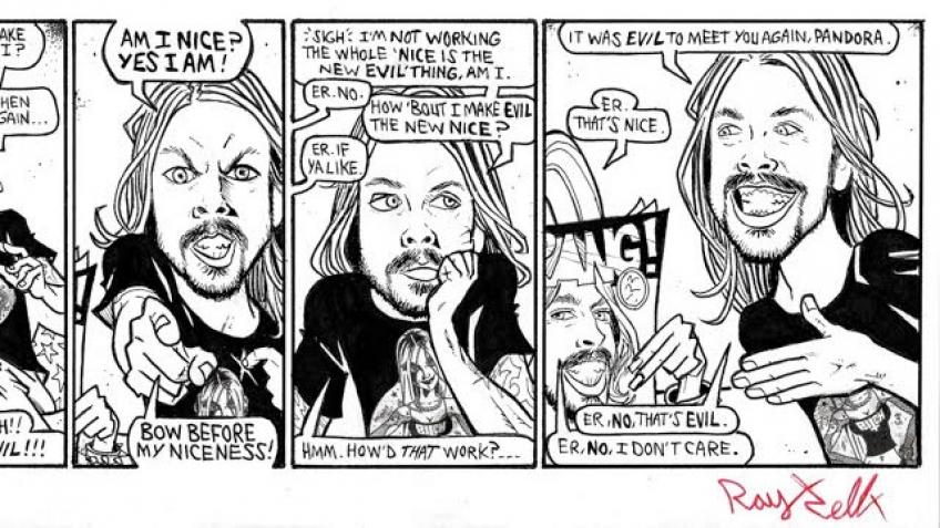 Win a Pandora cartoon ft. Dave Grohl