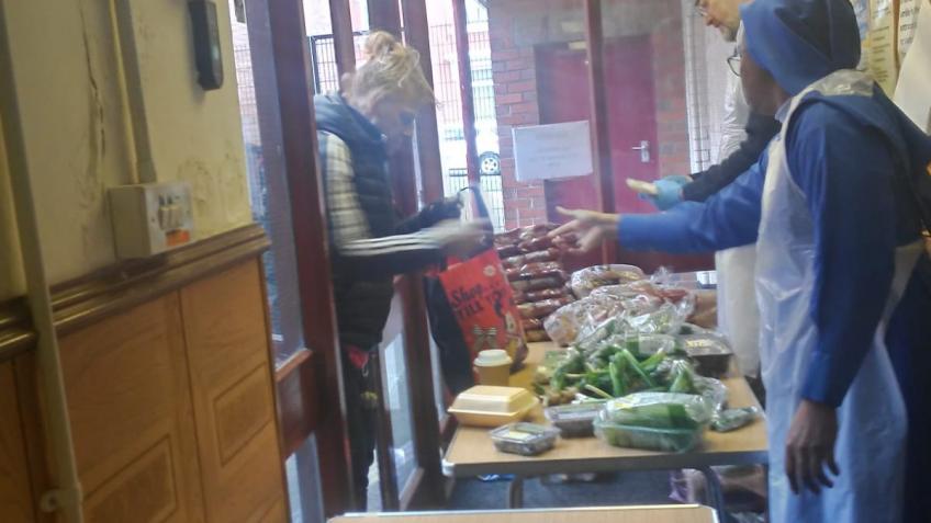 Feeding and supporting the Homeless
