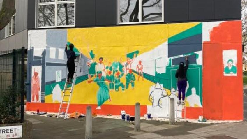 Mural to Remember the 1981 Brixton Uprising