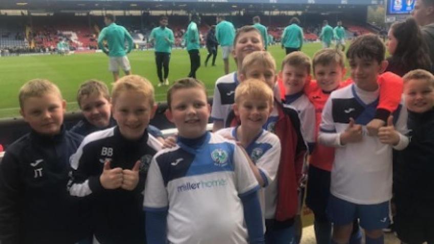 Parents and players charity walk to Rivington Pike