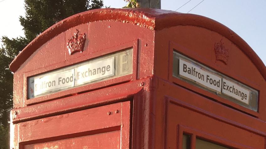 Restoration of Telephone Box/Food Exchange