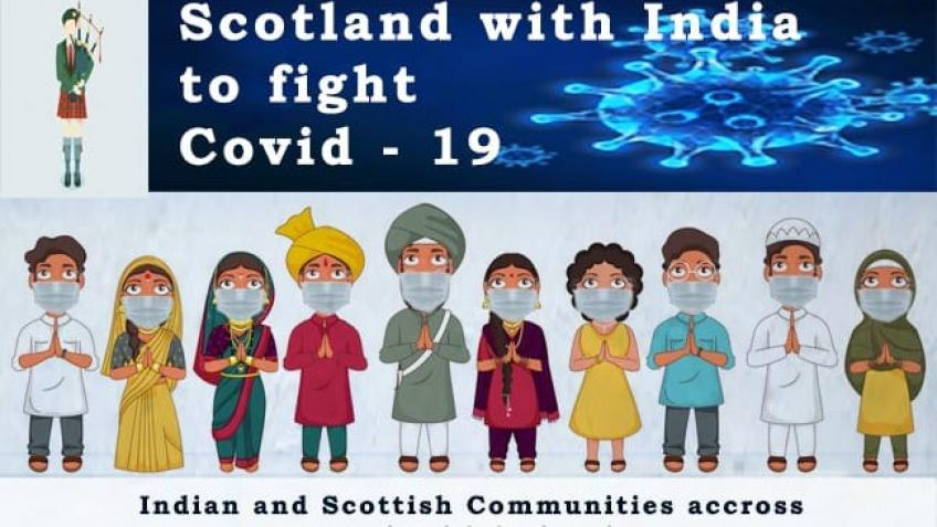 Scotland with India to fight Covid 19