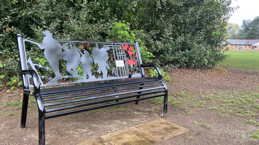 Windlesham United FC War Memorial Bench