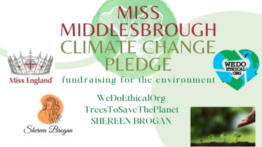 MISS MIDDLESBROUGH'S PLEDGE FOR THE ENVIRONMENT