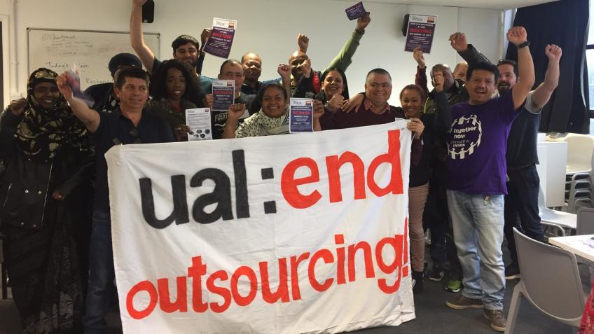 Support striking outsourced cleaners at UAL!